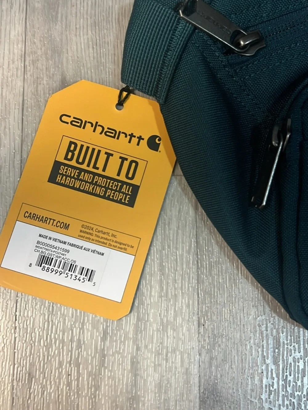 Carhartt Dark Green Waist Pack with Front Pocket - Picture 5 of 5